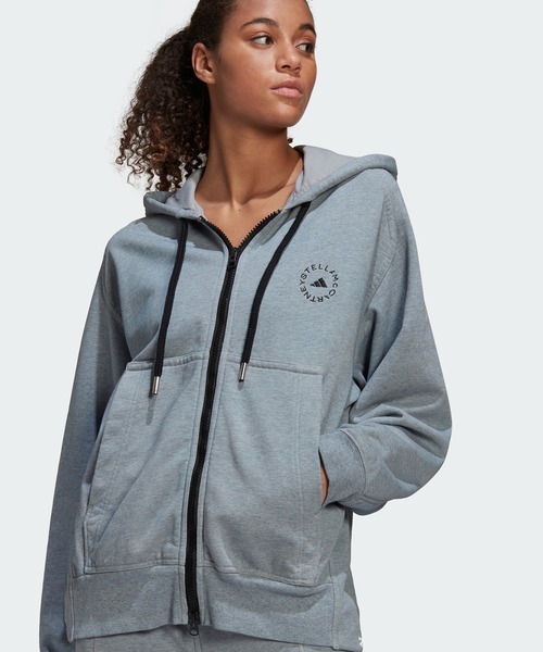 adidas by Stella McCartney(アディダスバイステラマッカートニー)の「【adidas by Stella McCartney】adidas by Stella McCartney スポーツウェア フルジップ パーカー(パーカー・レディース・ブルー系その他・SMALL/MEDIUM/LARGE/X-LARGE)」の5枚目の写真