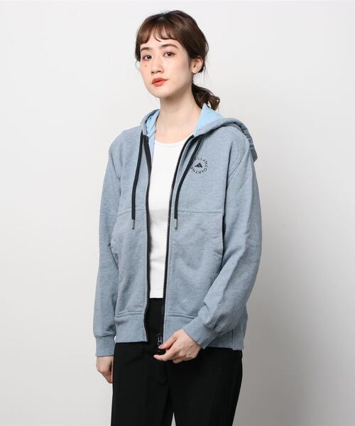 adidas by Stella McCartney(アディダスバイステラマッカートニー)の「【adidas by Stella McCartney】adidas by Stella McCartney スポーツウェア フルジップ パーカー(パーカー・レディース・ブルー系その他・SMALL/MEDIUM/LARGE/X-LARGE)」の9枚目の写真