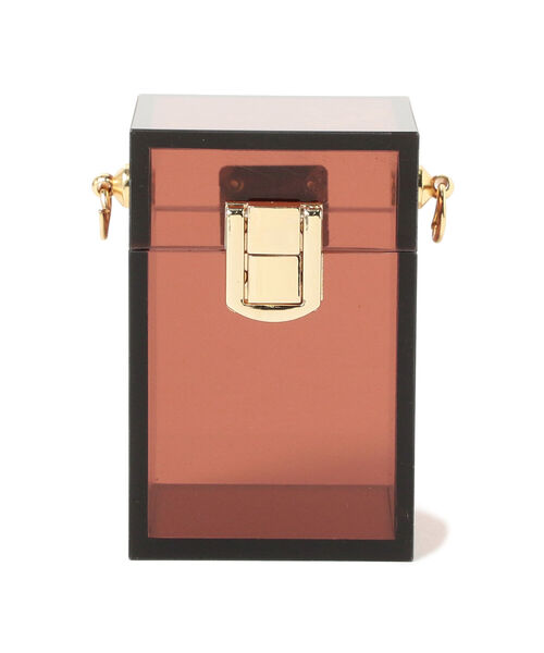 Ray BEAMS(レイビームス)の「bLicensceLL / クリア BOX ミニバッグ(その他小物・レディース・ブラウン/グリーン・ONE SIZE)」の3枚目の写真