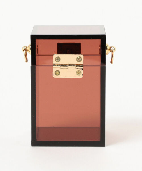 Ray BEAMS(レイビームス)の「bLicensceLL / クリア BOX ミニバッグ(その他小物・レディース・ブラウン/グリーン・ONE SIZE)」の5枚目の写真