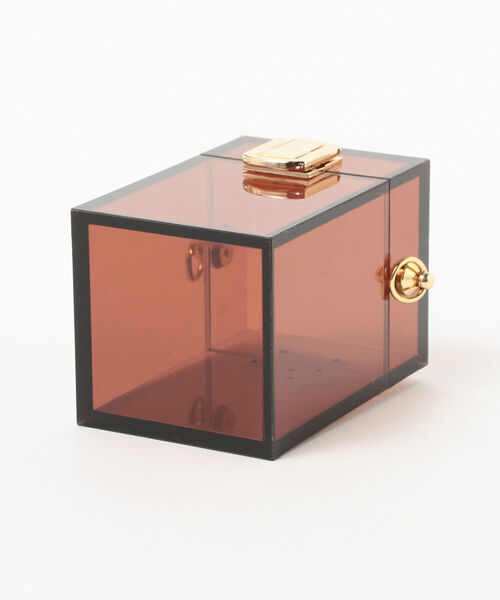 Ray BEAMS(レイビームス)の「bLicensceLL / クリア BOX ミニバッグ(その他小物・レディース・ブラウン/グリーン・ONE SIZE)」の6枚目の写真