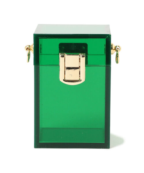 Ray BEAMS(レイビームス)の「bLicensceLL / クリア BOX ミニバッグ(その他小物・レディース・ブラウン/グリーン・ONE SIZE)」の7枚目の写真