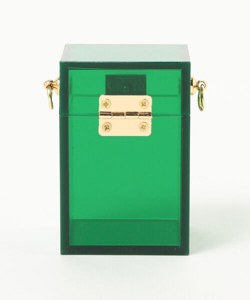 Ray BEAMS(レイビームス)の「bLicensceLL / クリア BOX ミニバッグ(その他小物・レディース・ブラウン/グリーン・ONE SIZE)」の9枚目の写真
