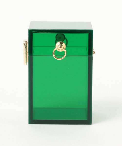 Ray BEAMS(レイビームス)の「bLicensceLL / クリア BOX ミニバッグ(その他小物・レディース・ブラウン/グリーン・ONE SIZE)」の10枚目の写真