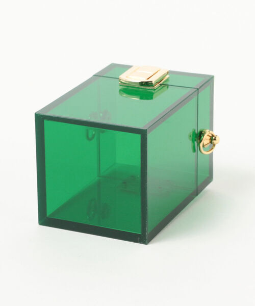 Ray BEAMS(レイビームス)の「bLicensceLL / クリア BOX ミニバッグ(その他小物・レディース・ブラウン/グリーン・ONE SIZE)」の11枚目の写真