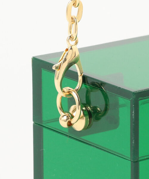 Ray BEAMS(レイビームス)の「bLicensceLL / クリア BOX ミニバッグ(その他小物・レディース・ブラウン/グリーン・ONE SIZE)」の13枚目の写真