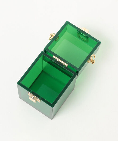 Ray BEAMS(レイビームス)の「bLicensceLL / クリア BOX ミニバッグ(その他小物・レディース・ブラウン/グリーン・ONE SIZE)」の14枚目の写真