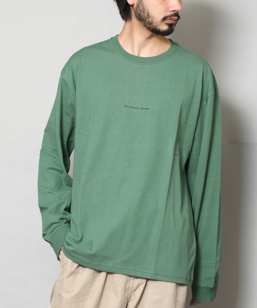 CERCA（チェルカ）の「BEYES/バックフォトプリント ロングスリーブ クルーネックTシャツ（Tシャツ/カットソー・メンズ・ホワイト/ブラック/グリーン系その他・MEDIUM/LARGE）」の9枚目の写真