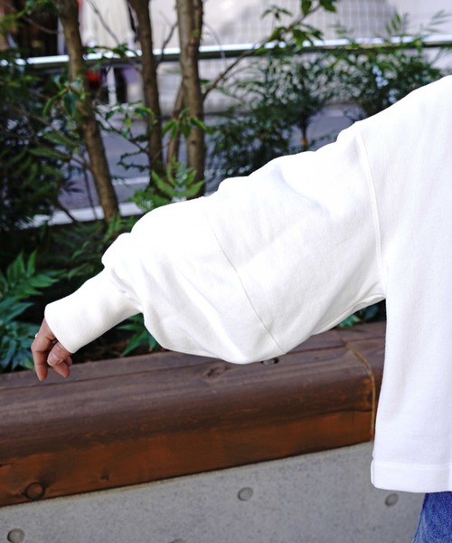 CLOCHE（クロシェ）の「CLOCHE (クロシェ)　Vネックスウェット /21085022（スウェット・レディース・ホワイト/ベージュ/グリーン/ブラック・FREE）」の9枚目の写真