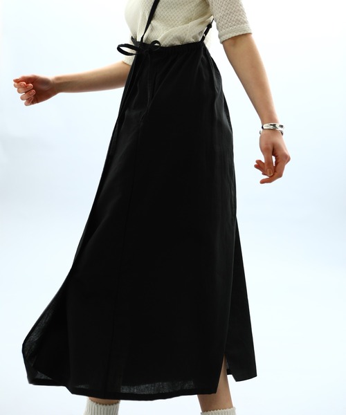 Kelen(ケレン)の「「KELEN/ ケレン」WRAP LIKE SKIRT"GYUN"(スカート・レディース・ブラック/ブラウン/カーキ/アイボリー・S/M)」の5枚目の写真
