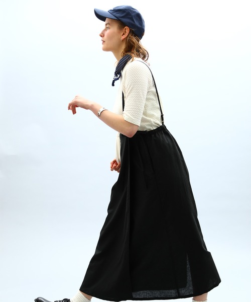 Kelen(ケレン)の「「KELEN/ ケレン」WRAP LIKE SKIRT"GYUN"(スカート・レディース・ブラック/ブラウン/カーキ/アイボリー・S/M)」の6枚目の写真