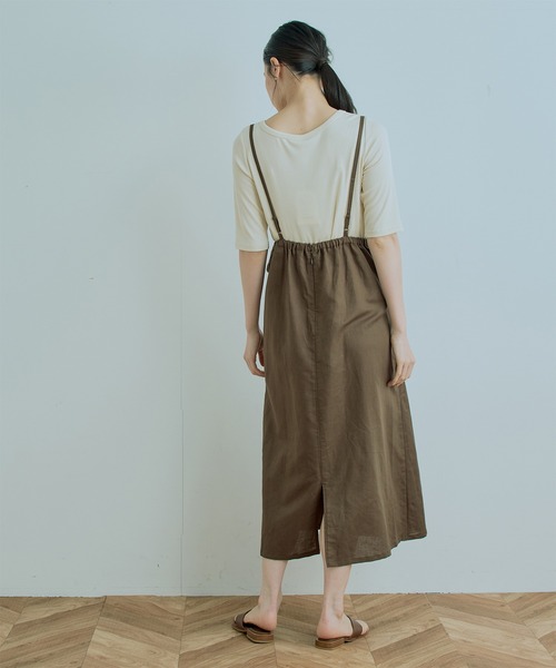 Kelen(ケレン)の「「KELEN/ ケレン」WRAP LIKE SKIRT"GYUN"(スカート・レディース・ブラック/ブラウン/カーキ/アイボリー・S/M)」の10枚目の写真