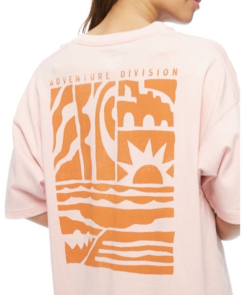 BILLABONG(ビラボン)の「BILLABONG レディース 【A/Div.】 ADIV SS TEE Tシャツ 【2022年春夏モデル】/ビラボン半袖Tシャツ(Tシャツ/カットソー・レディース・オリーブ/オフホワイト/ピンク・MEDIUM/LARGE)」の16枚目の写真