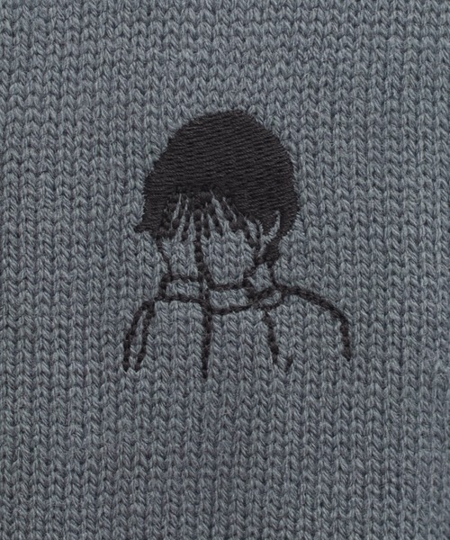 セール】カップル刺繍ニットベスト(ユニセックス)（ベスト）｜PairPair