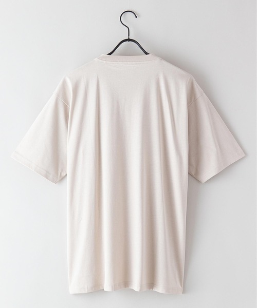 Blue Standard (ブルースタンダード)の「【BLUE STANDARD/ブルースタンダード】汗染みの目立ちにくいTシャツ ゼロステイン 撥水性 UVカット VネックTシャツ(Tシャツ/カットソー・メンズ・グレー/オリーブ/ブルー/ライトベージュ/ホワイト/チャコールグレー/ブラック/ネイビー・MEDIUM/LARGE/X-LARGE/SMALL)」の12枚目の写真