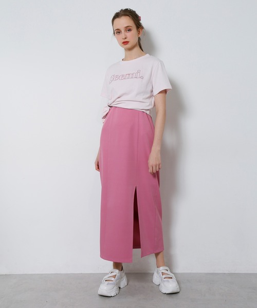 Seemi. byNICECLAUP( シーミーバイナイスクラップ)の「Seemi 2022 TEE(Tシャツ/カットソー・レディース・ホワイト/ピンク/ホワイト×ブラック・FREE)」の12枚目の写真