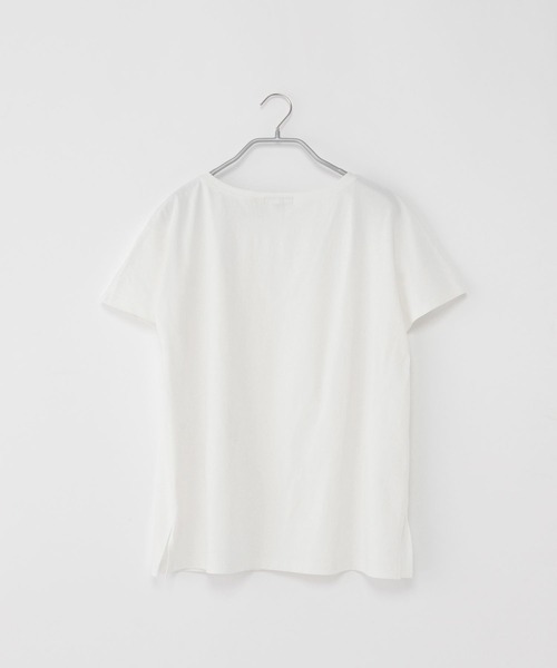 niko and...（ニコアンド）の「[MODE NORM CORE]メッシュアンサンブルプルオーバー（Tシャツ/カットソー・レディース・ホワイト/ナチュラル/ブルー・MEDIUM/LARGE）」の9枚目の写真