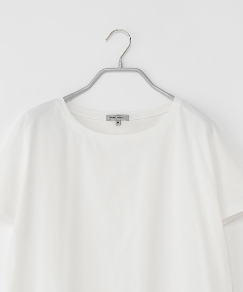 niko and...（ニコアンド）の「[MODE NORM CORE]メッシュアンサンブルプルオーバー（Tシャツ/カットソー・レディース・ホワイト/ナチュラル/ブルー・MEDIUM/LARGE）」の10枚目の写真