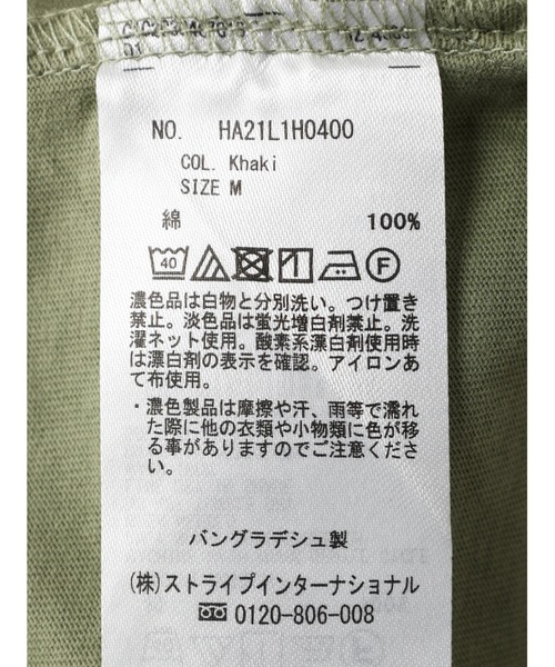 AMERICAN HOLIC(アメリカンホリック)の「サイドスリットカットワンピース(ワンピース・レディース・チャコールグレー/オフホワイト/カーキ・L/M)」の5枚目の写真