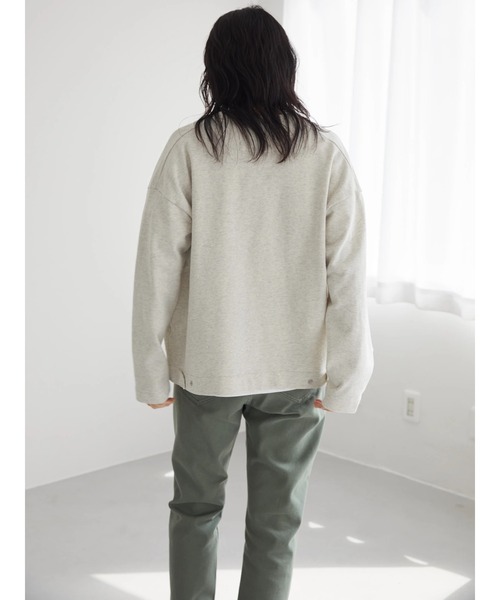 AMERICAN HOLIC（アメリカンホリック）の「ドットボタンミニ裏毛カーディガン（カーディガン/ボレロ・レディース・ブラック/ホワイト系その他・M/L）」の20枚目の写真