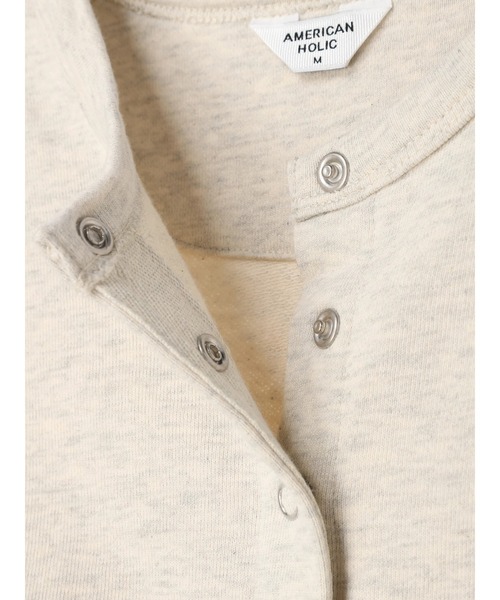 AMERICAN HOLIC（アメリカンホリック）の「ドットボタンミニ裏毛カーディガン（カーディガン/ボレロ・レディース・ブラック/ホワイト系その他・M/L）」の13枚目の写真