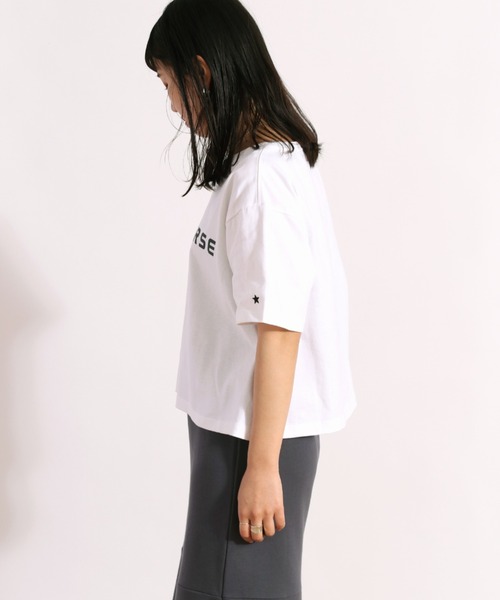 CONVERSE(コンバース)の「【CONVERSE】レインボーハクプリントTee(Tシャツ/カットソー・レディース・ホワイト系/レッド系・M)」の11枚目の写真