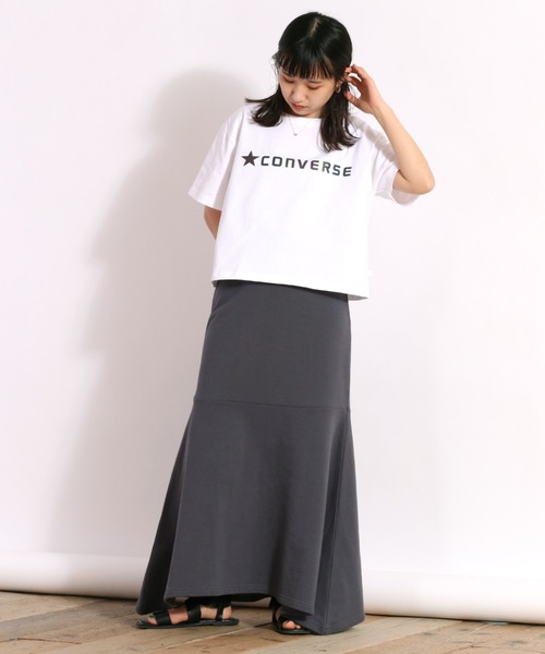 CONVERSE(コンバース)の「【CONVERSE】レインボーハクプリントTee(Tシャツ/カットソー・レディース・ホワイト系/レッド系・M)」の17枚目の写真