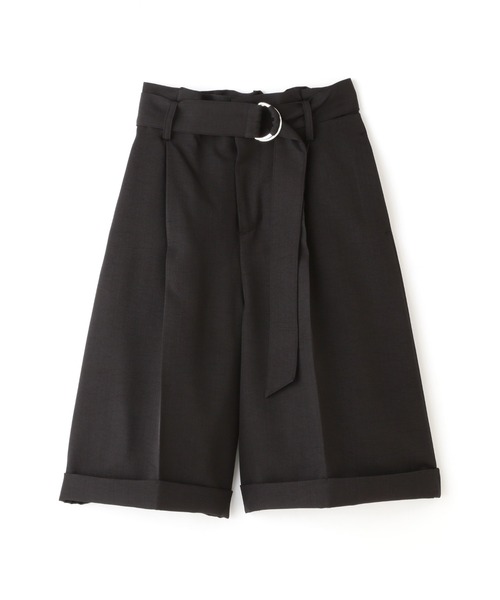 N.（N. Natural Beauty Basic）（エヌエヌナチュラルビューティーベーシック）の「麻調タックキュロットパンツ（その他パンツ・レディース・ブラック/ベージュ・MEDIUM）」の14枚目の写真