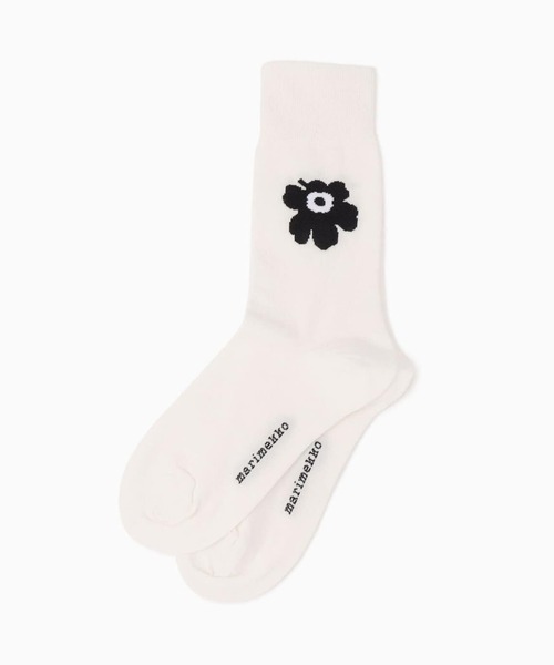 marimekko(マリメッコ)の「UNIKKO / Kirmailla socks(ソックス/靴下・レディース・ホワイト/ブラック・40/46/43/34/37)」の3枚目の写真