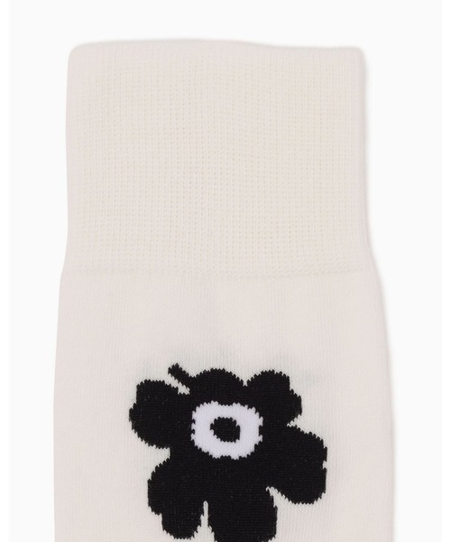marimekko(マリメッコ)の「UNIKKO / Kirmailla socks(ソックス/靴下・レディース・ホワイト/ブラック・40/46/43/34/37)」の7枚目の写真