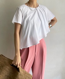 【WEB限定】アシメケーププルオーバー