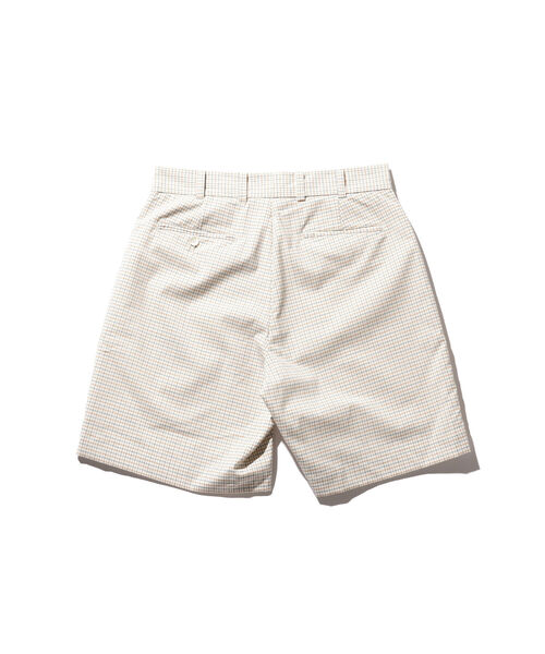 BEAMS PLUS(ビームスプラス)の「BEAMS PLUS / プレーンフロント タッタソールチェック ショーツ(その他パンツ・メンズ・グリーン系その他/イエロー系その他・SMALL/MEDIUM/LARGE/X-LARGE)」の15枚目の写真