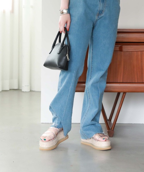 archives（アルシーヴ）の「厚底ミュールサンダル（サンダル・レディース・ブラック/クリア・MEDIUM/LARGE）」の7枚目の写真