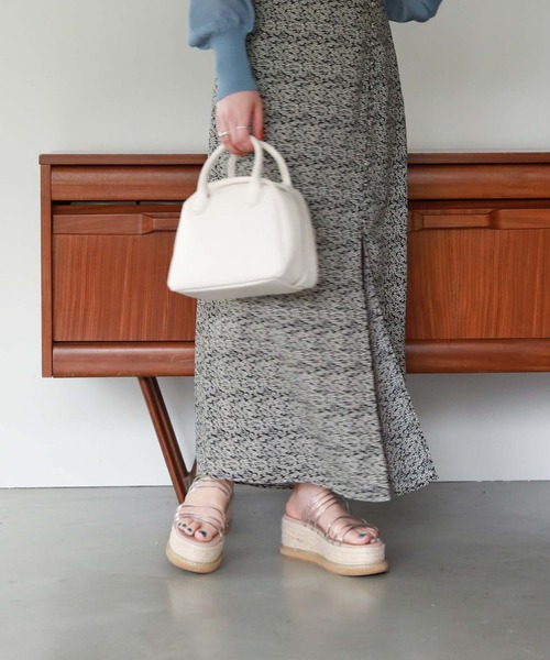 archives（アルシーヴ）の「厚底ミュールサンダル（サンダル・レディース・ブラック/クリア・MEDIUM/LARGE）」の9枚目の写真