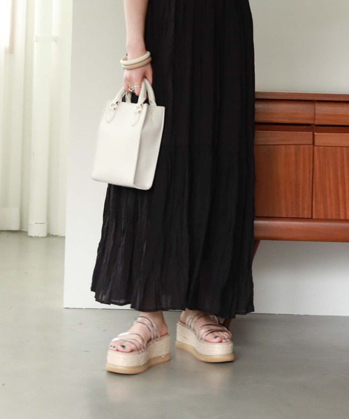 archives（アルシーヴ）の「厚底ミュールサンダル（サンダル・レディース・ブラック/クリア・MEDIUM/LARGE）」の12枚目の写真