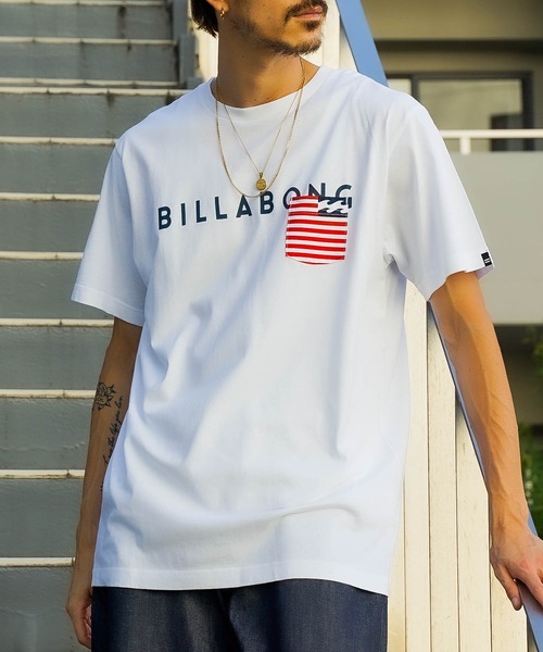 BILLABONG（ビラボン）の「BILLABONG メンズ  UNITY LOGO Ｔシャツ  【2022年夏モデル】/ビラボン半袖Tシャツ（Tシャツ/カットソー・メンズ・ホワイト/ブラック/イエロー/ホワイト系その他・MEDIUM/LARGE/X-LARGE/SMALL）」の3枚目の写真