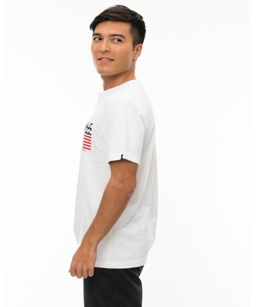 BILLABONG（ビラボン）の「BILLABONG メンズ  UNITY LOGO Ｔシャツ  【2022年夏モデル】/ビラボン半袖Tシャツ（Tシャツ/カットソー・メンズ・ホワイト/ブラック/イエロー/ホワイト系その他・MEDIUM/LARGE/X-LARGE/SMALL）」の9枚目の写真