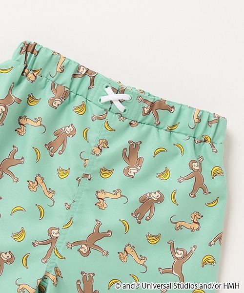 petit main（プティマイン）の「【おさるのジョージ】総柄水着（水着・キッズ・アイボリー/エメラルド/ネイビー・110cm/120cm/80ｃｍ/100cm/130cm/90cm）」の11枚目の写真
