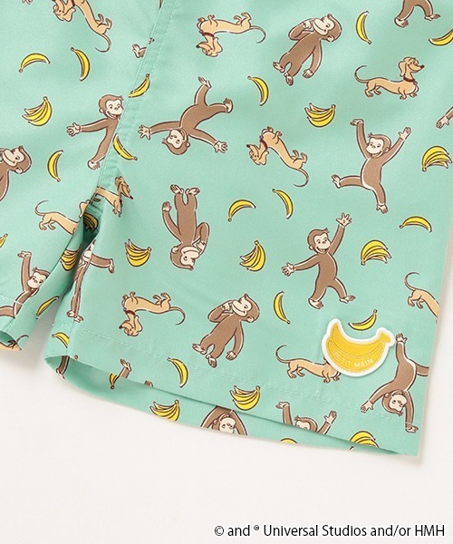 petit main（プティマイン）の「【おさるのジョージ】総柄水着（水着・キッズ・アイボリー/エメラルド/ネイビー・110cm/120cm/80ｃｍ/100cm/130cm/90cm）」の12枚目の写真