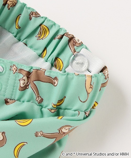 petit main（プティマイン）の「【おさるのジョージ】総柄水着（水着・キッズ・アイボリー/エメラルド/ネイビー・110cm/120cm/80ｃｍ/100cm/130cm/90cm）」の13枚目の写真