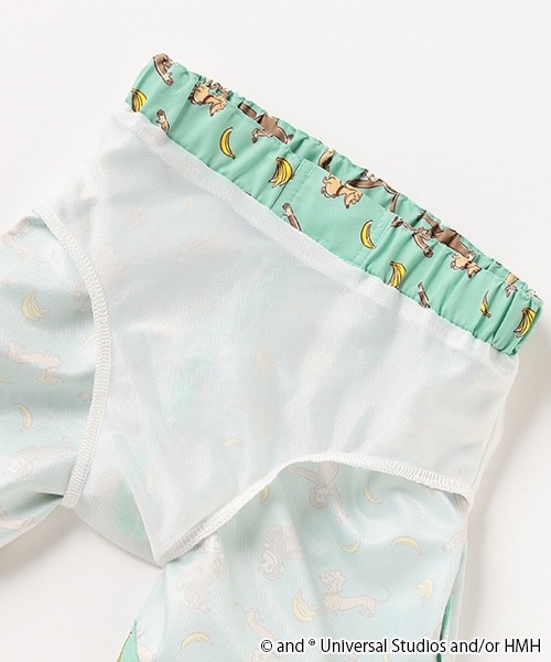 petit main（プティマイン）の「【おさるのジョージ】総柄水着（水着・キッズ・アイボリー/エメラルド/ネイビー・110cm/120cm/80ｃｍ/100cm/130cm/90cm）」の15枚目の写真