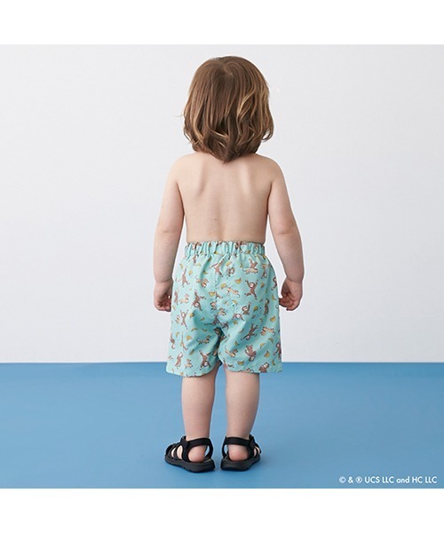 petit main（プティマイン）の「【おさるのジョージ】総柄水着（水着・キッズ・アイボリー/エメラルド/ネイビー・110cm/120cm/80ｃｍ/100cm/130cm/90cm）」の8枚目の写真