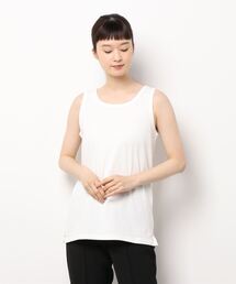 Samansa Mos2 | 【USAコットン】ノースリーブカットソー(Tシャツ/カットソー)