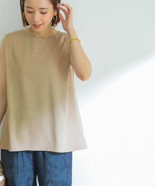 URBAN RESEARCH（アーバンリサーチ）の「リネンライクタックブラウス（シャツ/ブラウス・レディース・ブラック/ベージュ/グリーン・38/36）」の9枚目の写真