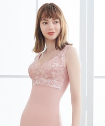 BRADELIS NEWYORK（ブラデリスニューヨーク）の「ハートフルカップカシュクールブラキャミ ブラデリス 補正下着 補整 ブラトップ ボディシェイパー（インナーウェア/肌着・レディース・ピンク系）」