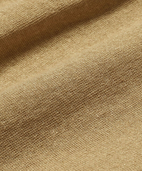 MORGANO（モルガーノ）の「MORGANO × BEAMS F / 別注 リネンコットン クルーネック ニット（Tシャツ/カットソー・メンズ・ベージュ/ネイビー/オレンジ系その他7/グレー・48 8R/46 8R/50 8R）」の13枚目の写真