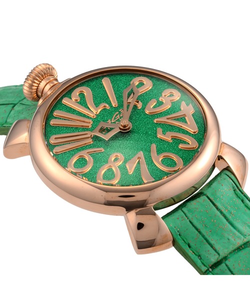 GaGa MILANO（ガガミラノ）の「GaGa MILANO/ガガミラノ MANUALE40MM 腕時計 522102 ユニセックス（アナログ腕時計・レディース・グリーン・FREE）」の4枚目の写真