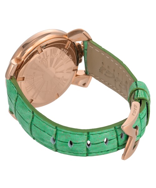 GaGa MILANO（ガガミラノ）の「GaGa MILANO/ガガミラノ MANUALE40MM 腕時計 522102 ユニセックス（アナログ腕時計・レディース・グリーン・FREE）」の3枚目の写真