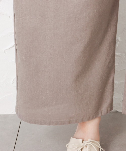 Howdy Marie(ハウディ―マリー)の「ワイドストレート オーバーオール(サロペット/オーバーオール・レディース・ベージュ/ブラウン/グレイッシュベージュ・M/L)」の13枚目の写真