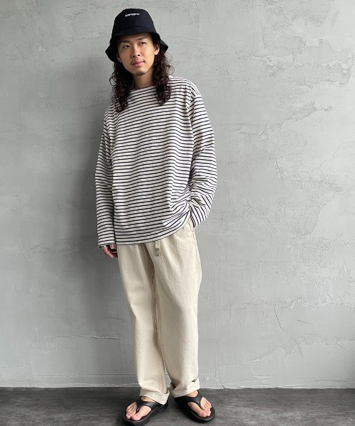 Carhartt WIP（カーハートダブリューアイピー）の「[carhartt WIP/カーハートダブリューアイピー] SCRIPT ブランドロゴ バケットハット（ハット・レディース・ブラック/キャメル・ONE SIZE）」の14枚目の写真